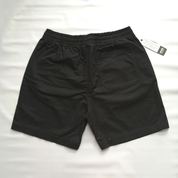 Djab Black Stretch Twill Pull-On Shorts Small NWT - Picture 5 of 7